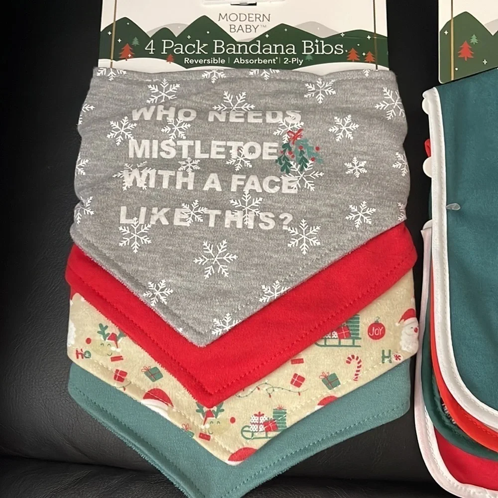 2 set - 8 pack bibs for babies